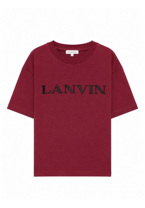 T-shirt con ricamo LANVIN KIDS | N30426955